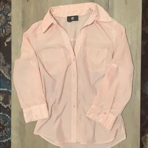 Light pink dress blouse